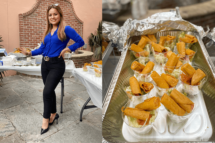 Katrina's catering spread