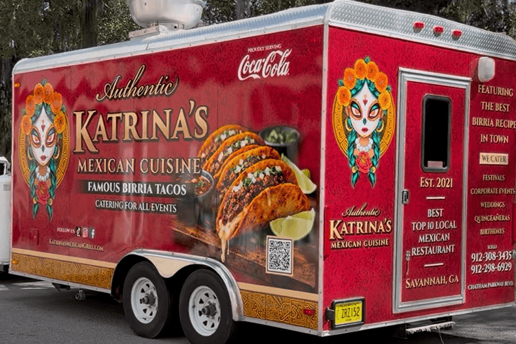 Katrina's birria tacos and food truck